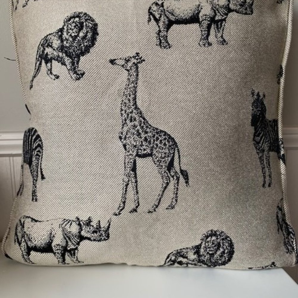 Animal Safari Print Accent Pillow Covers